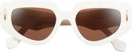 Loewe Anagram 51mm Geometric Sunglasses