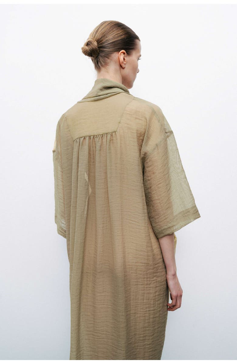 Nocturne Oversized Midi Dress, Alternate, color, 