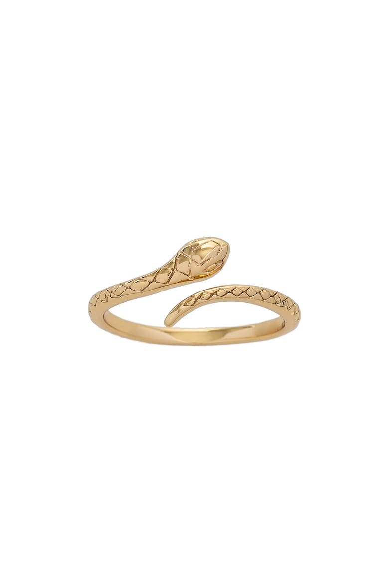 Snake Wrap Ring, Main, color, GOLD