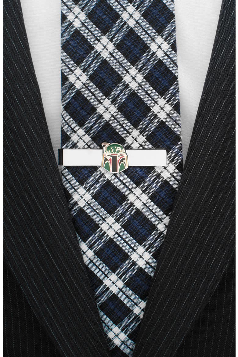 Boba Fett Cuff Links & Tie Bar Set, Alternate, color, GREEN