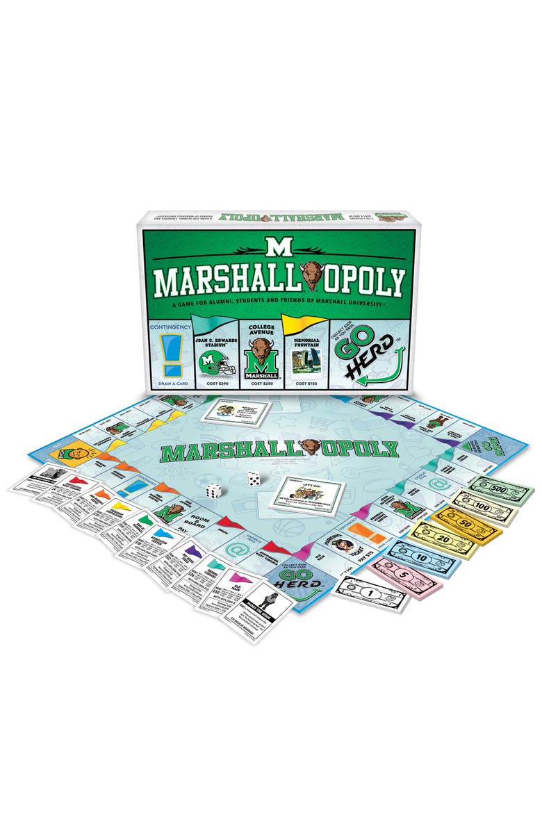 Late for the Sky University Marshallopoly Monopoly Board Game, Alternate, color,
