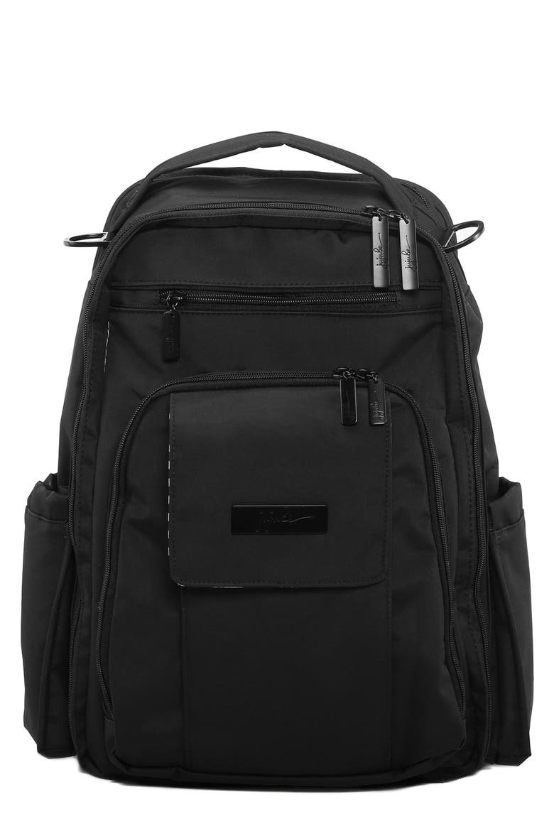 Ju-Ju-Be 'Be Right Back - Onyx Collection' Diaper Backpack, Main, color, BLACK OUT
