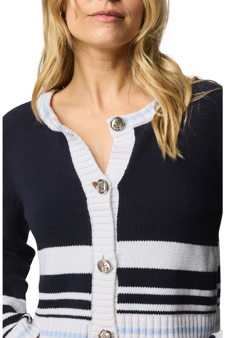 Sailor Stripe Cardigan, Alternate, color, NAVY BLUE/ WHITE/ SEA BREEZE