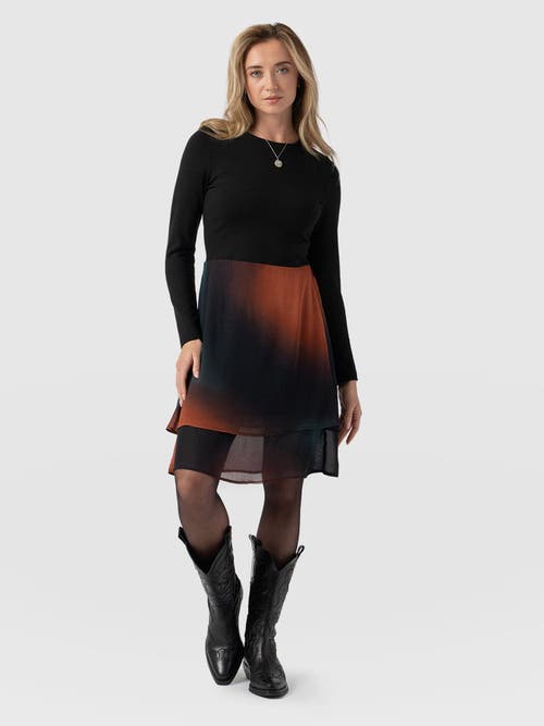 Shop Saint + Sofia Etta Mini Layered Dress