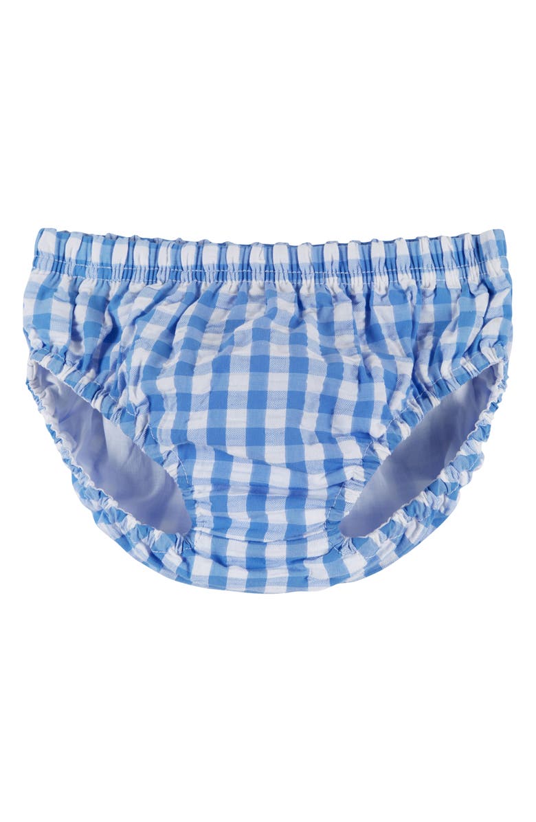 Andy & Evan Tiered Gingham Dress & Bloomers Set, Alternate, color, 