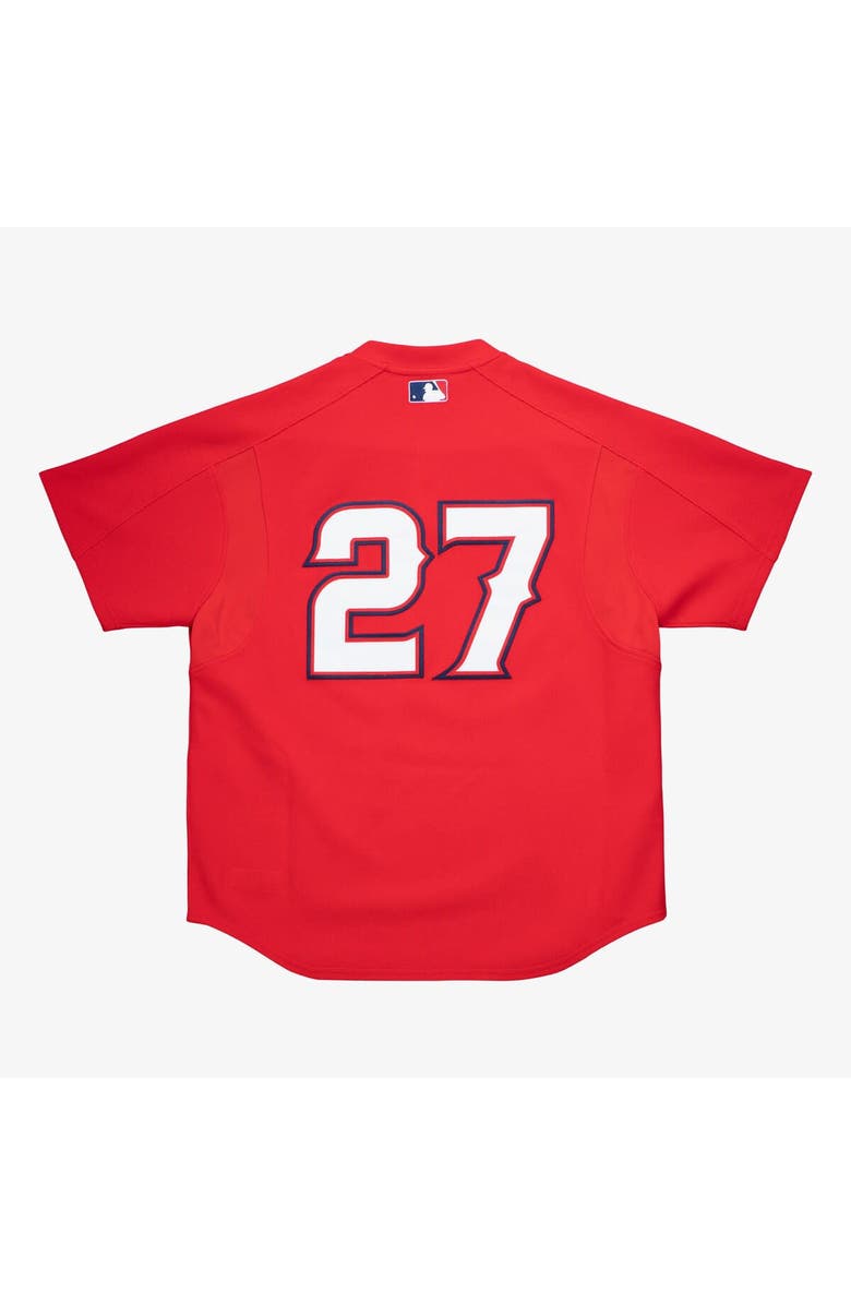 Mitchell & Ness Men's Mitchell & Ness Vladimir Guerrero Red California Angels Authentic Batting Practice Jersey, Alternate, color, Red
