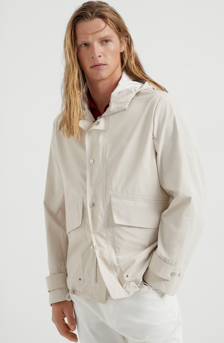 Brunello Cucinelli Water-resistant parka, Alternate, color, 