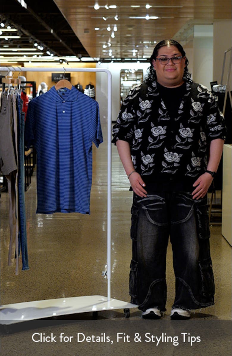 Crown Crafted Mezzo Stripe Performance Polo, sales video thumbnail