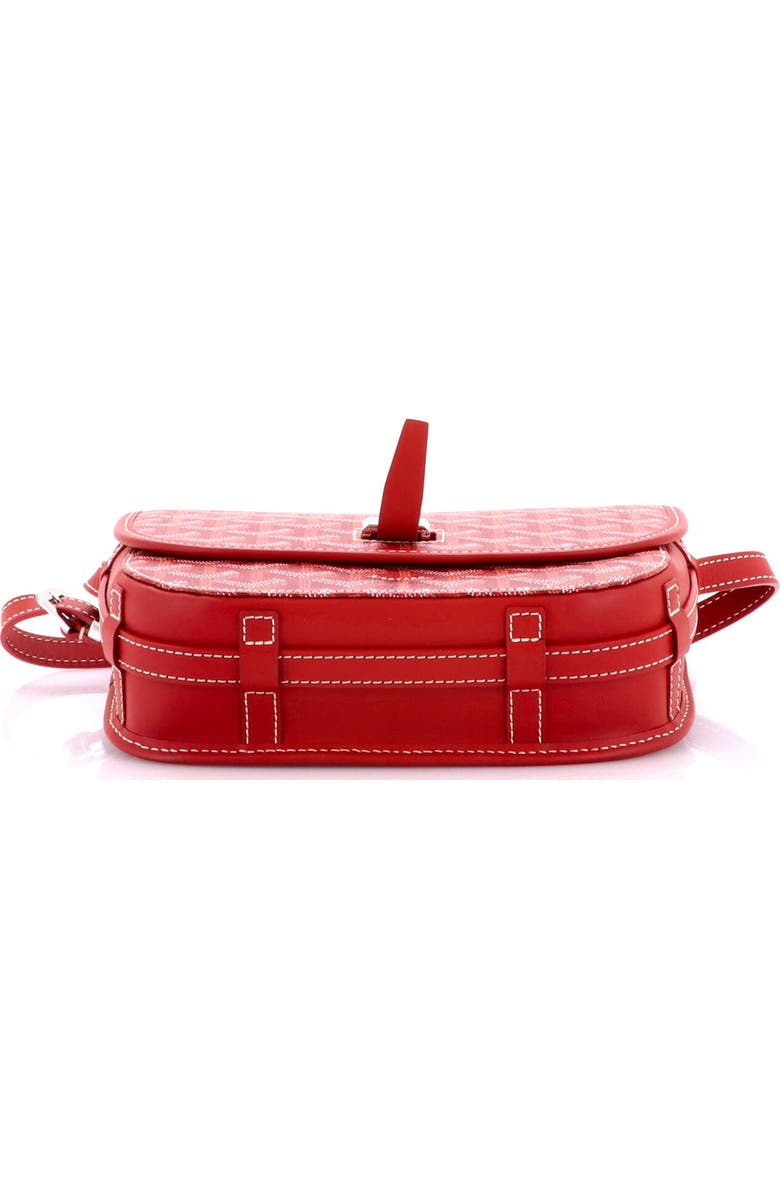 Pre-Owned Goyard Belvedere II Messenger Bag Coated Canvas PM, Alternate, color, Red