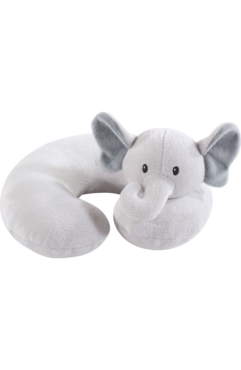 Hudson Baby Neck Pillow, Main, color, Gray Elephant