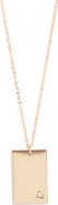 Set & Stones Goldie Zodiac Pendant Necklace