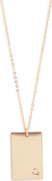 Set & Stones Goldie Zodiac Pendant Necklace