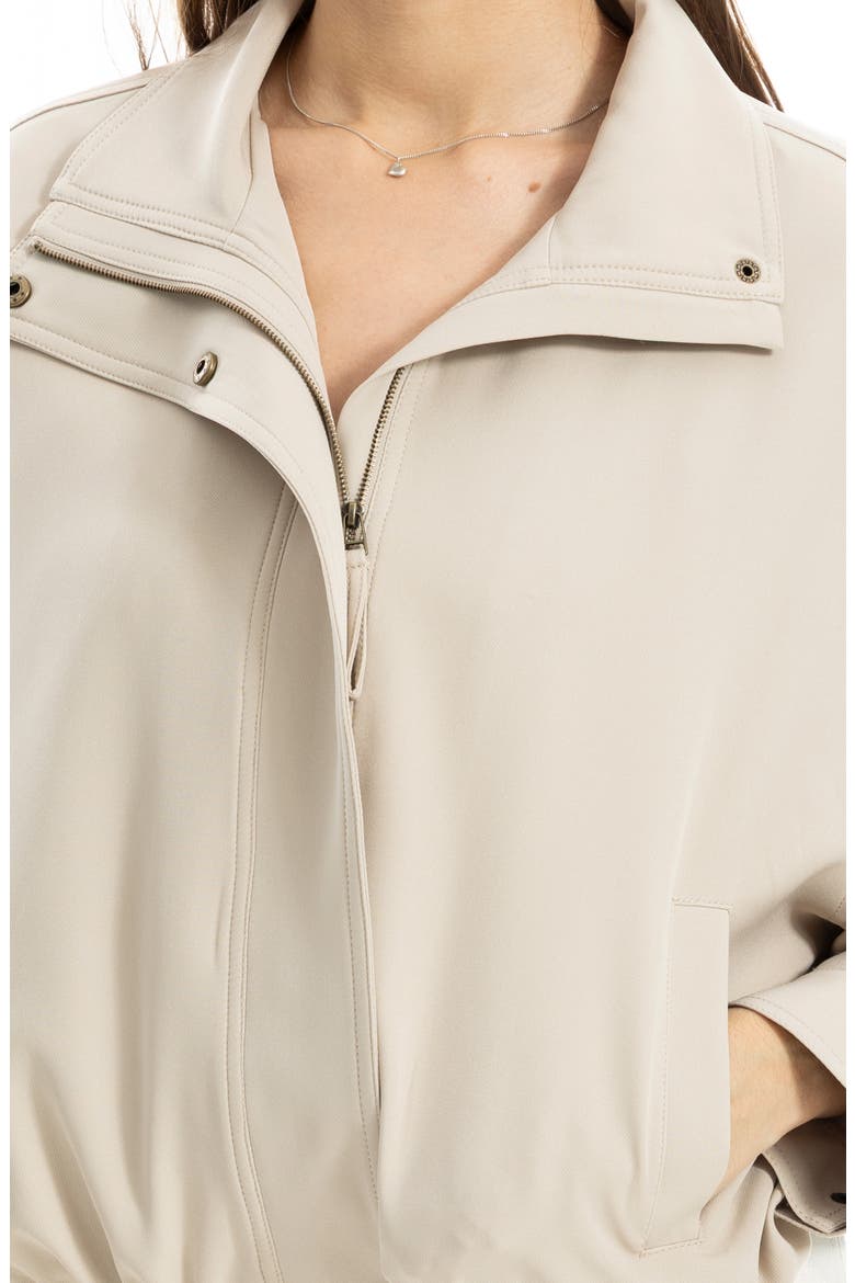 Bubble Hem Jacket, Alternate, color, PUMICE