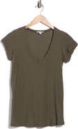 James Perse Deep V-Neck T-Shirt