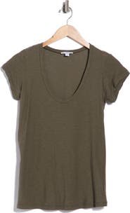 James Perse Deep V-Neck T-Shirt