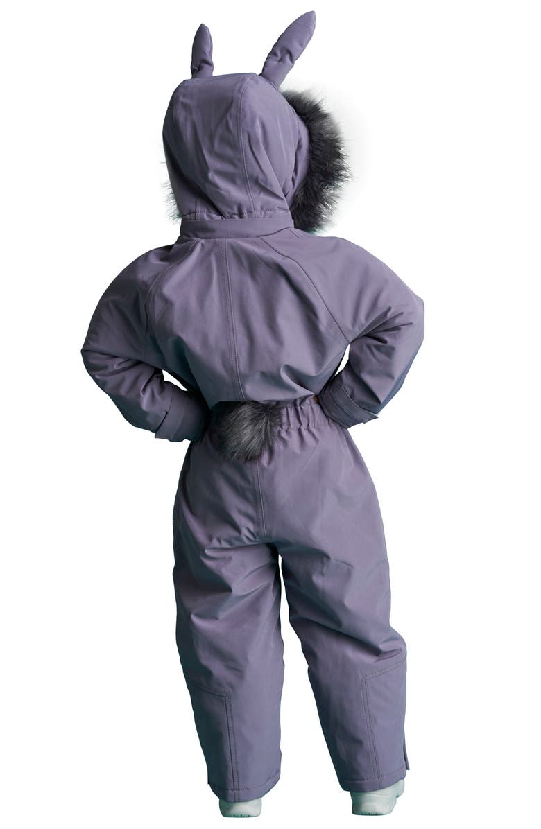 Roarsome Hop the Bunny Ski Suit, Alternate, color, Purple