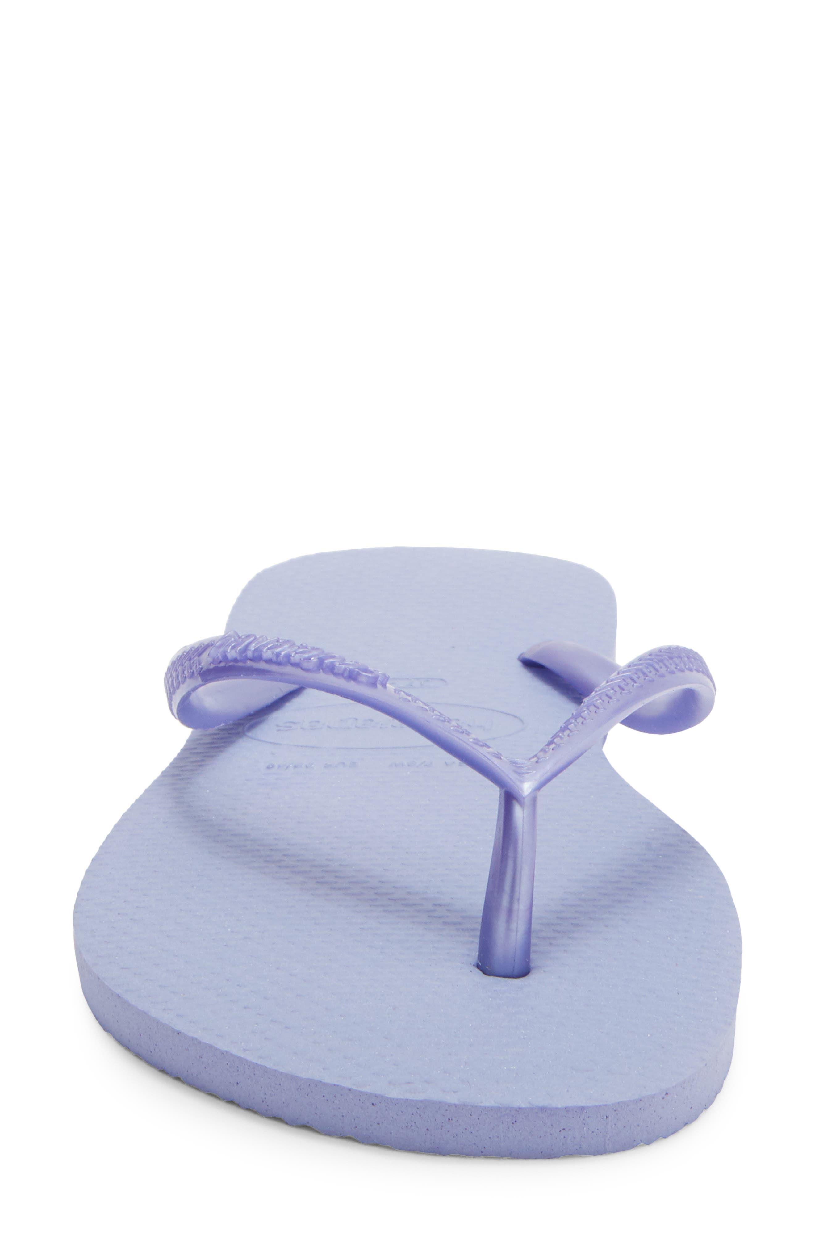 Havaianas Slim Flip Flop, Alternate, color, Lilac Breeze