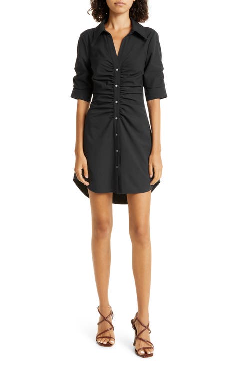 Elina Gathered Shirtdress