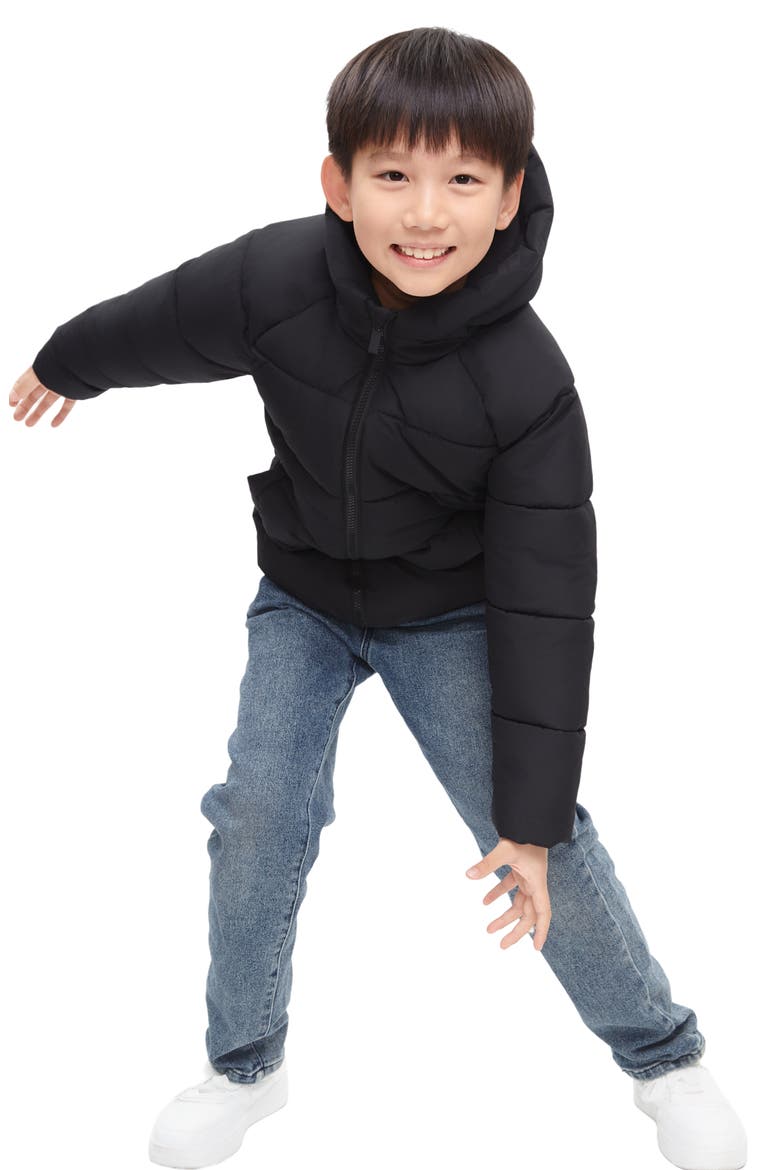 Kids' Shield Puffer Jacket, Alternate, color, Black