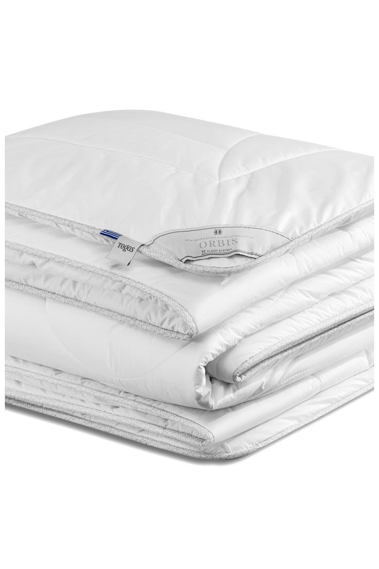 Orbis comforter, Alternate, color, White