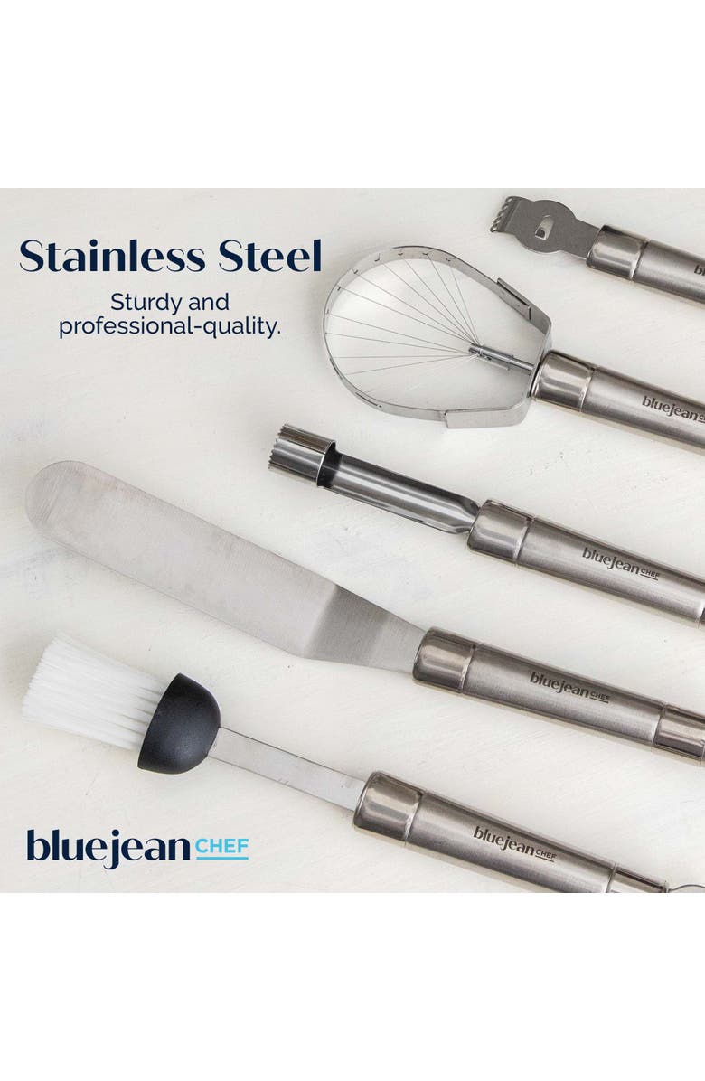 Blue Jean Chef 8-Piece Kitchen Tool and Gadget Set, Alternate, color, Silver