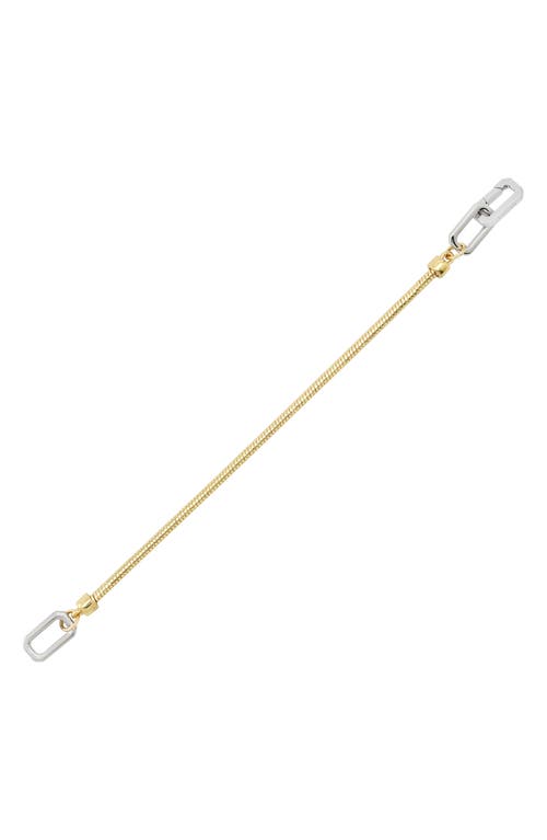 Allsaints Hex Link Snake Chain Bracelet