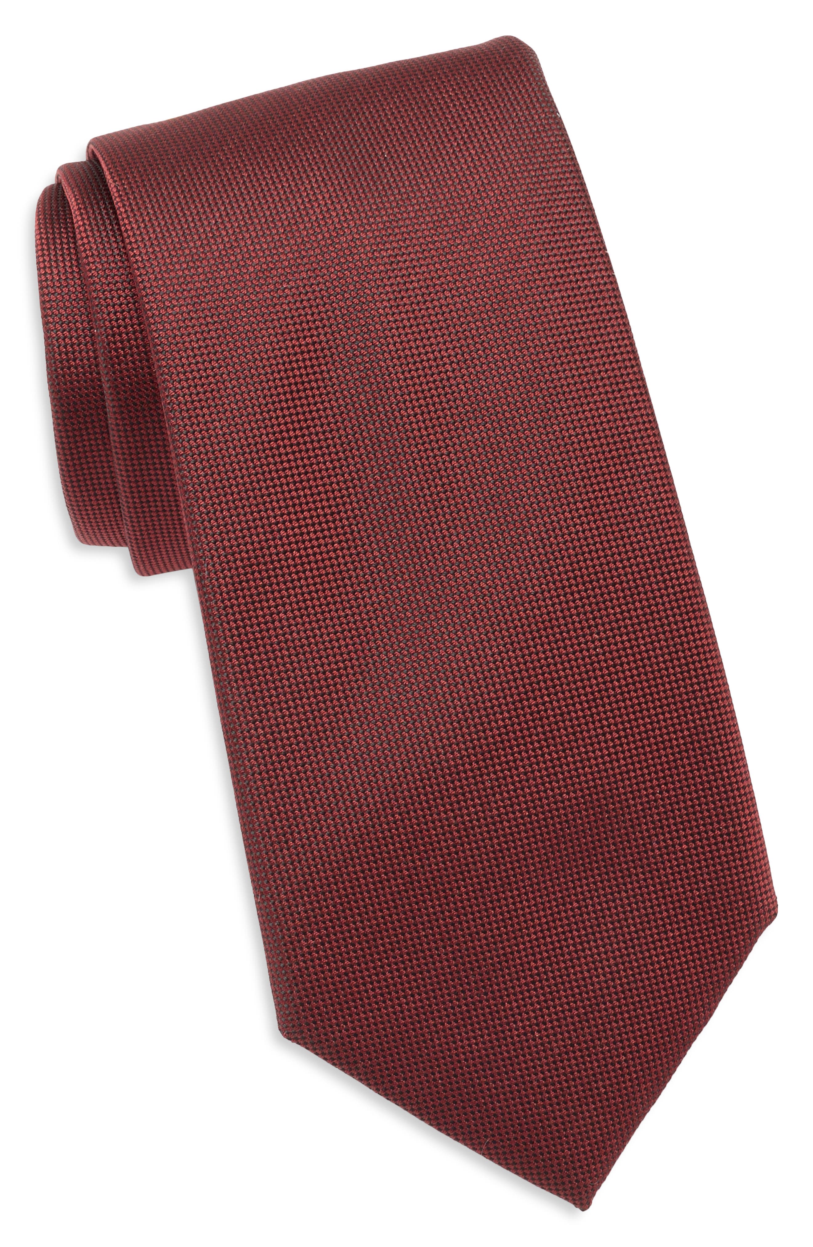 BOSS Solid Silk Blend Tie