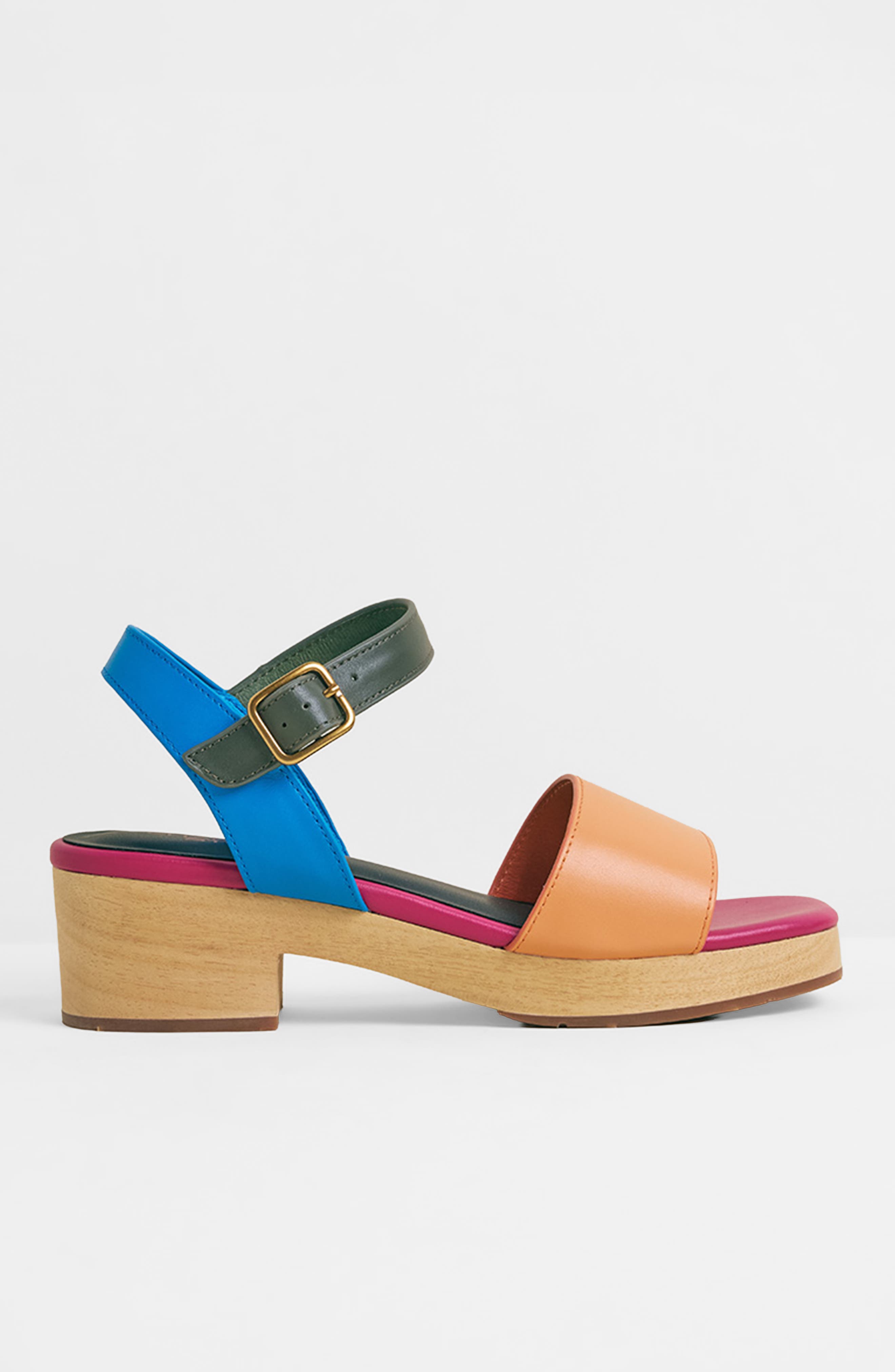 Charlotte Stone Allie Clog Sandal, Alternate, color, Nassau