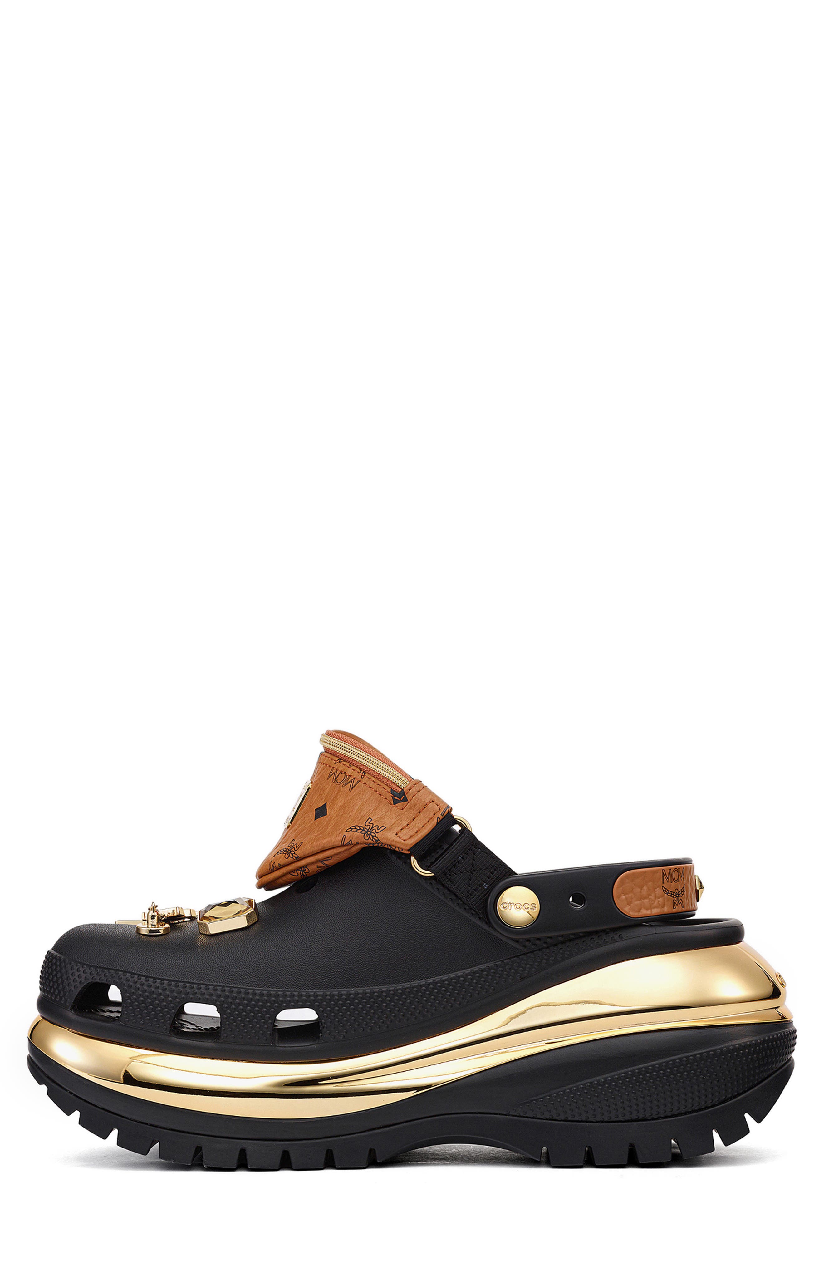 MCM CROCS x MCM Limited Edition Mega Crush Platform Clog, Alternate, color, 
