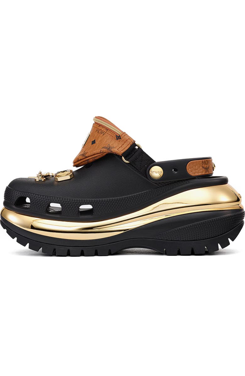MCM CROCS x MCM Limited Edition Mega Crush Platform Clog, Alternate, color,