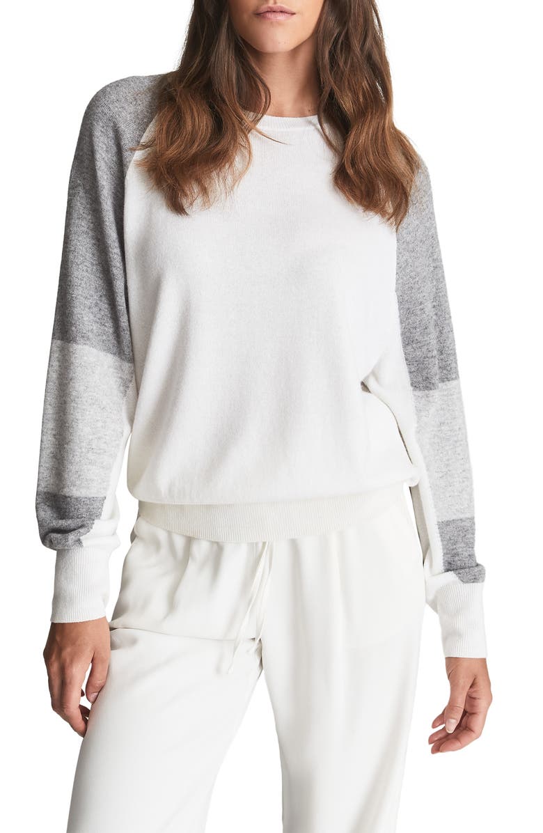 Reiss Roma Colorblock Sweater, Main, color, 
