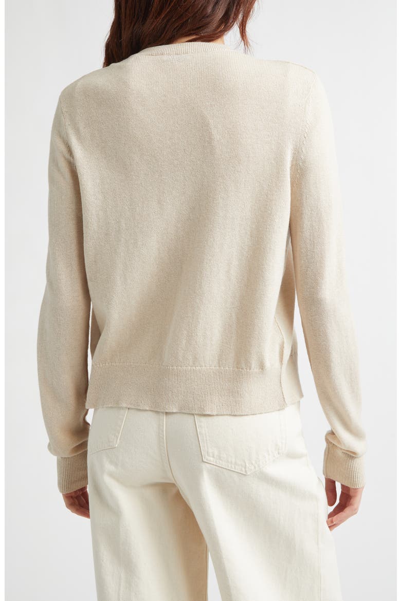 Ravella EKD Wool & Cotton Blend Cardigan, Alternate, color, EASEL BEIGE