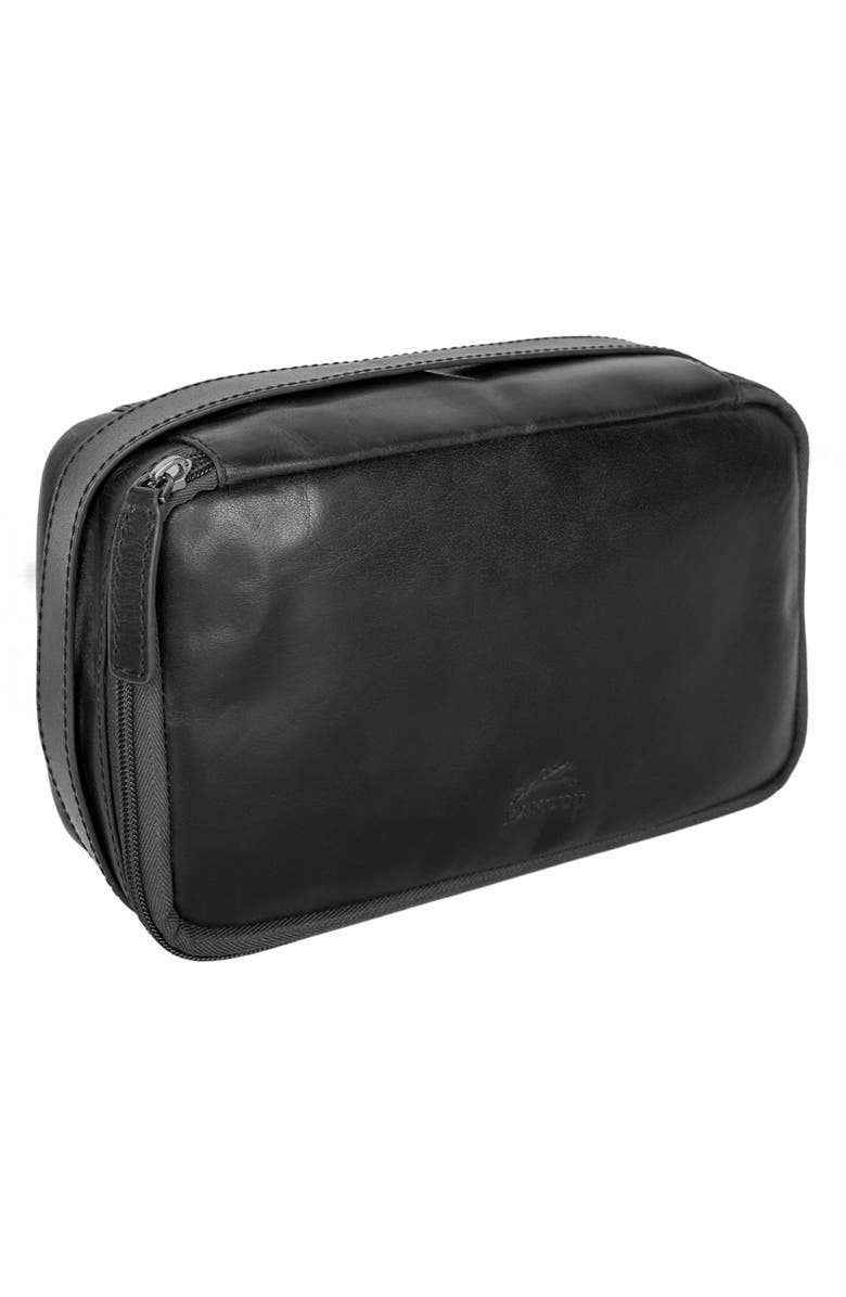 Mancini Buffalo Collection Classic Toiletry Kit, Alternate, color, Black