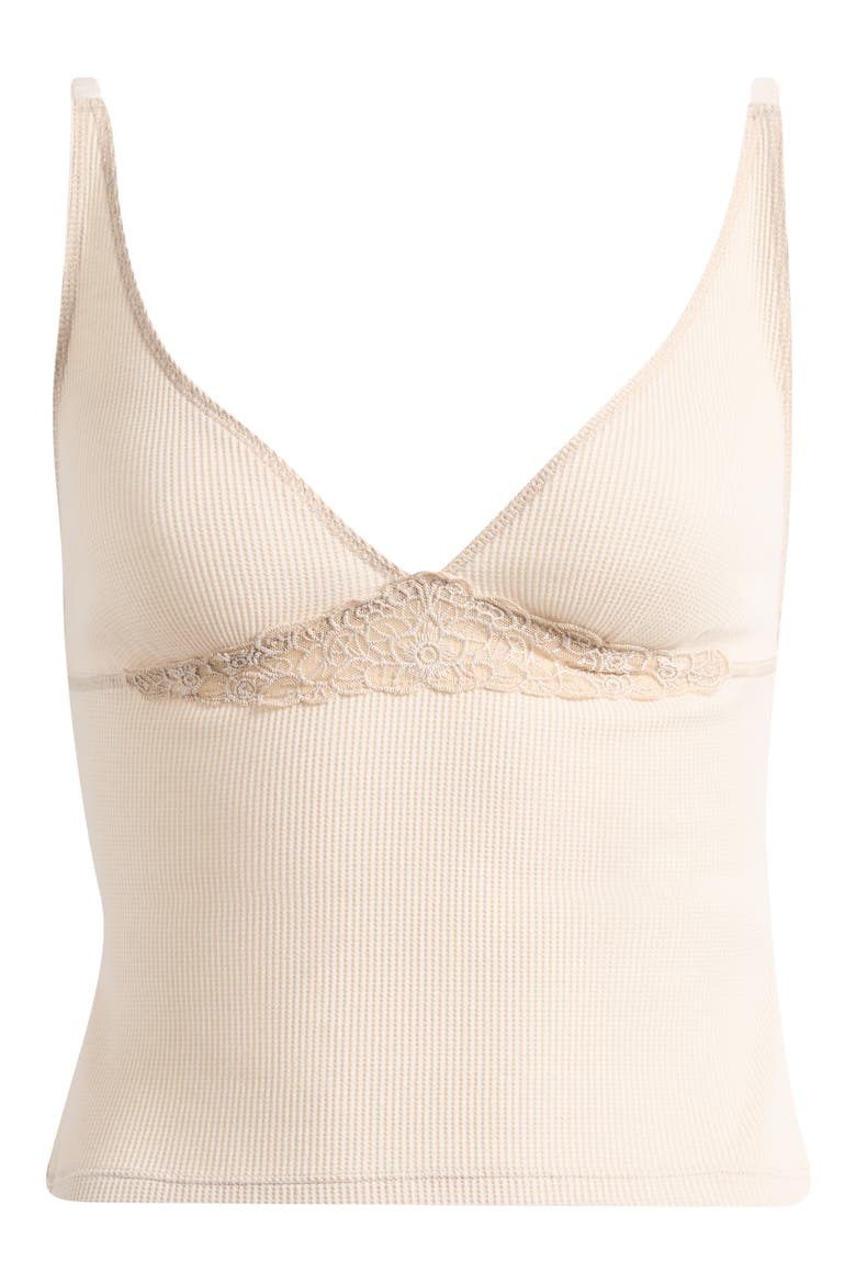 Made You Blush Rib Lounge Tank, Alternate, color, OAT MILK