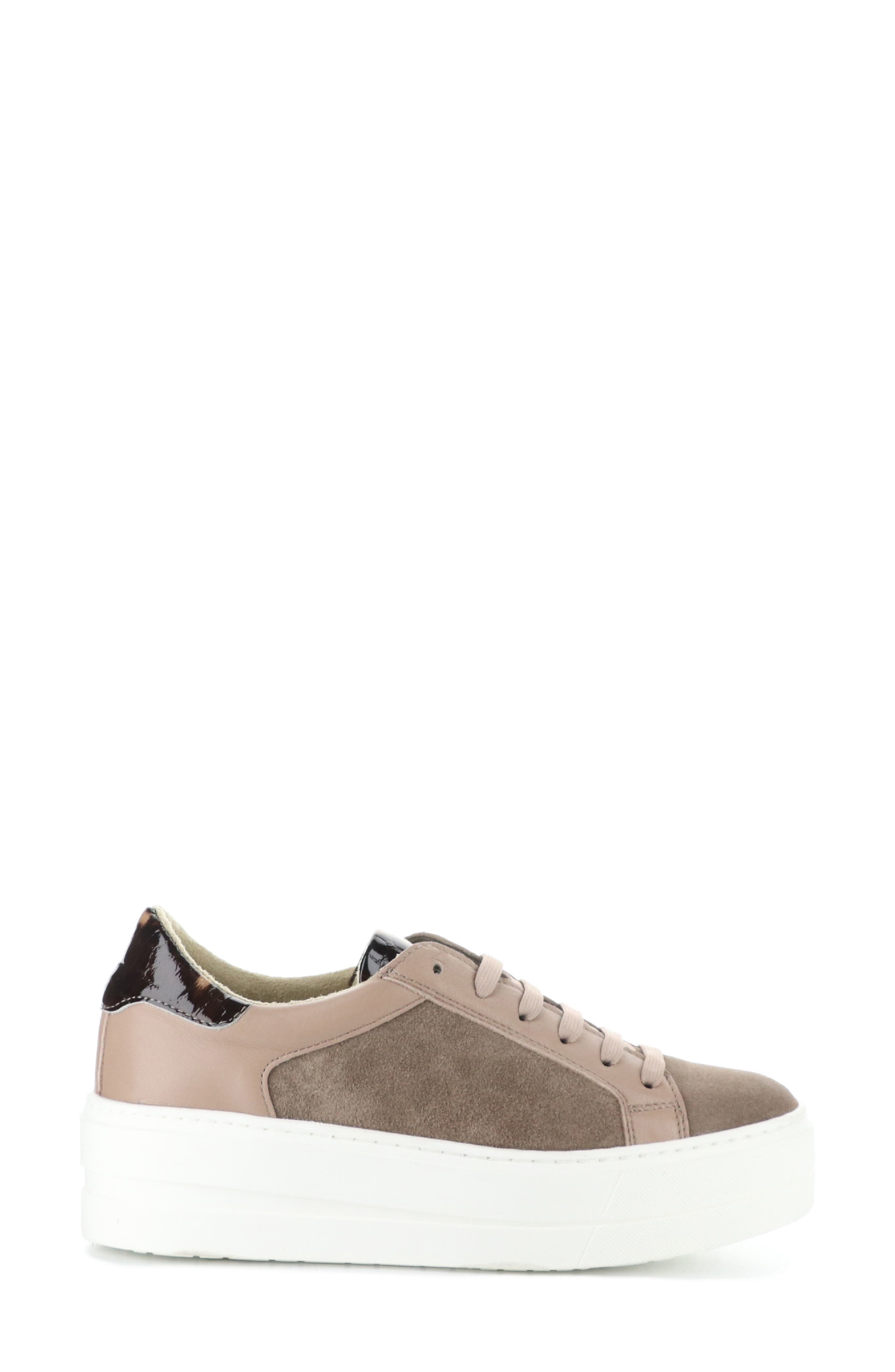 Bos. & Co. Maude Platform Sneaker, Alternate, color, Taupe/ Almondine