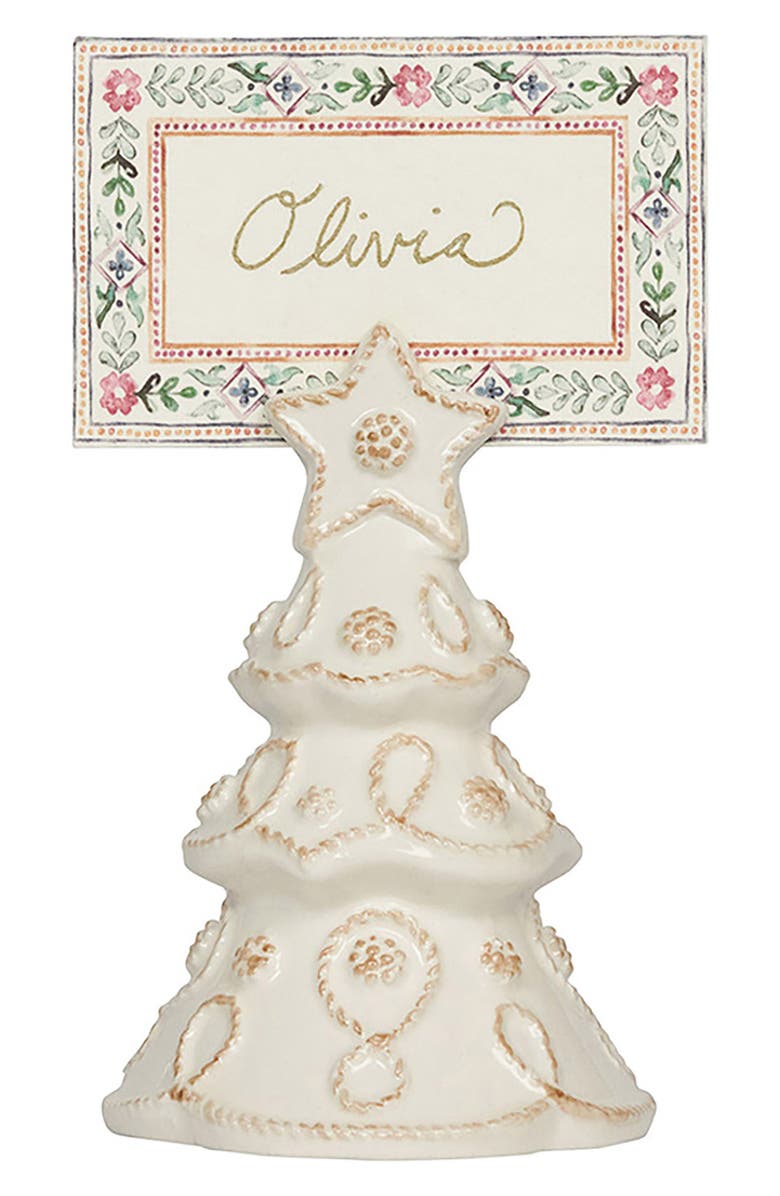 Juliska Berry
Thread Set of 4 Tree Place Card Holders, Alternate, color, Whitewash