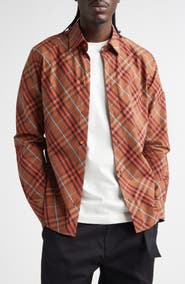 Burberry Robert Check Button-Up Shirt