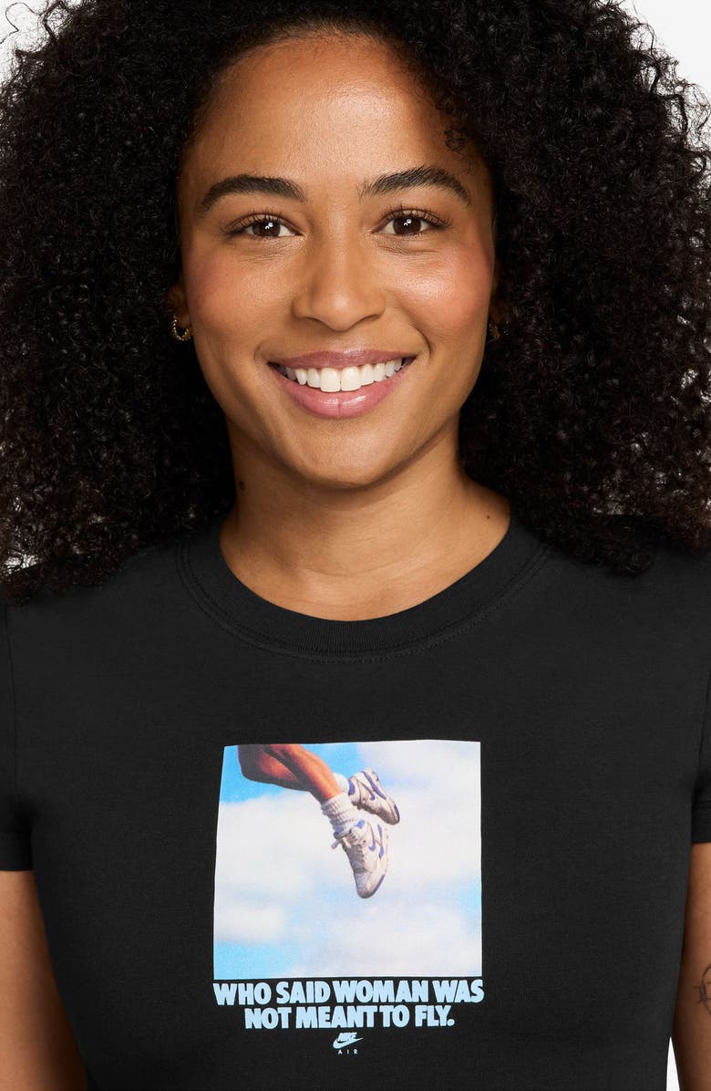 Nike Sportswear Meant to Fly Cotton Graphic T-Shirt, Alternate, color, Black