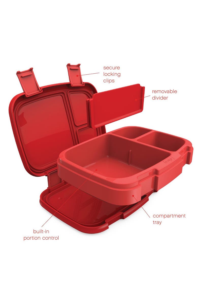 Fresh Leakproof Lunch Box - Red, Alternate, color, RED