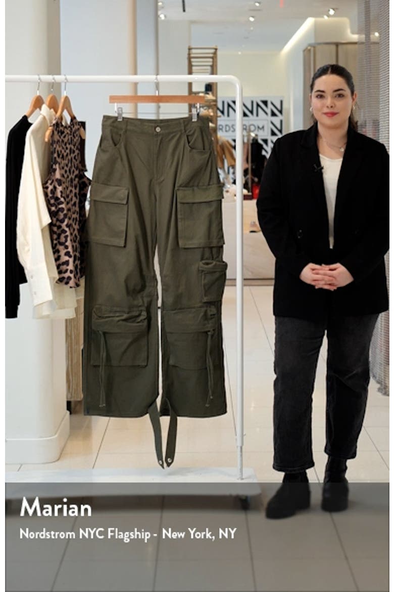 Duo Wide Leg Cargo Pants video