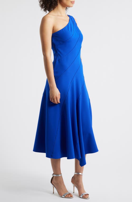 Vince Camuto Laguna One-shoulder Dress In Blue