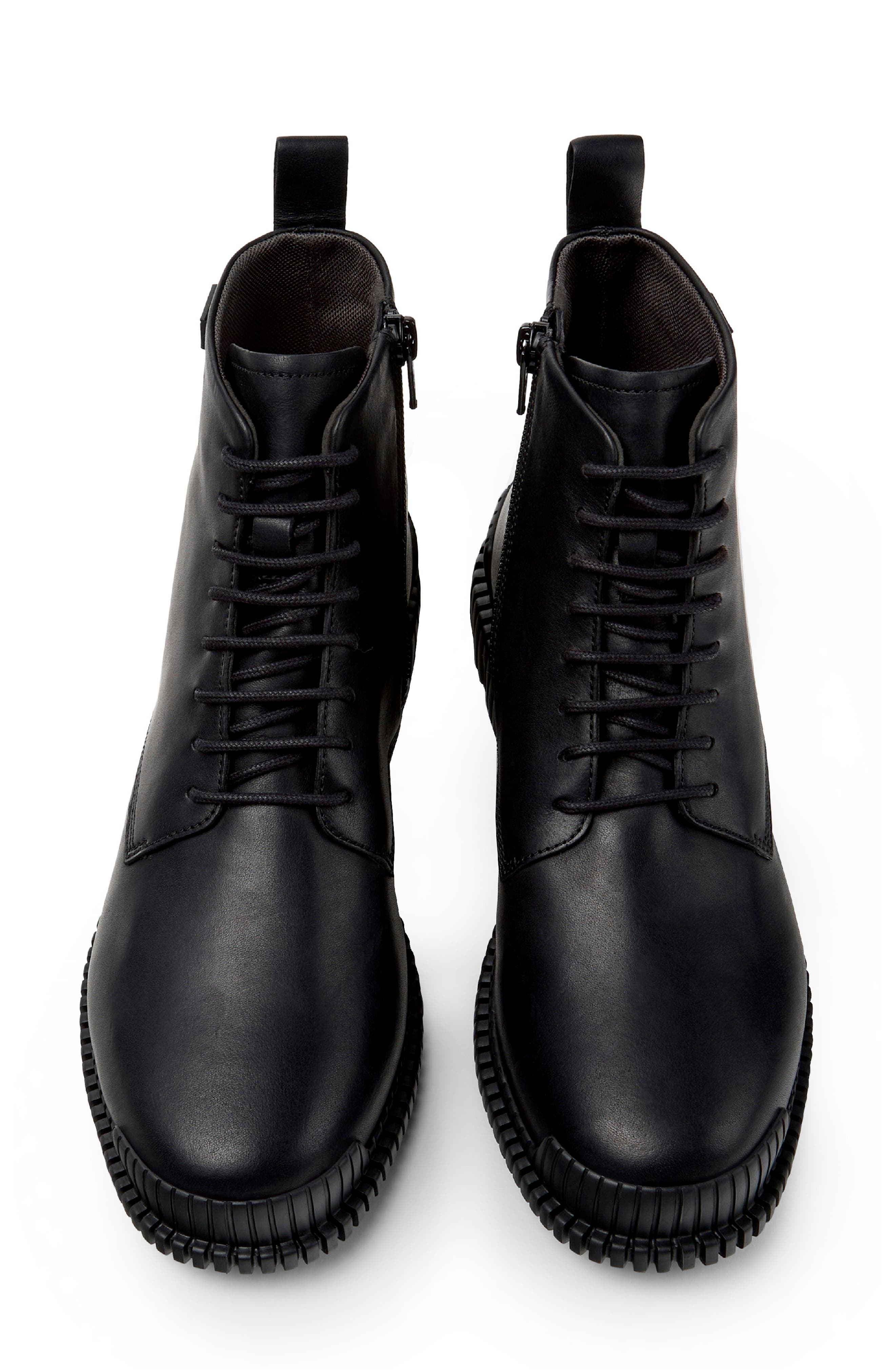 Pix Lace-up Bootie, Alternate, color, BLACK