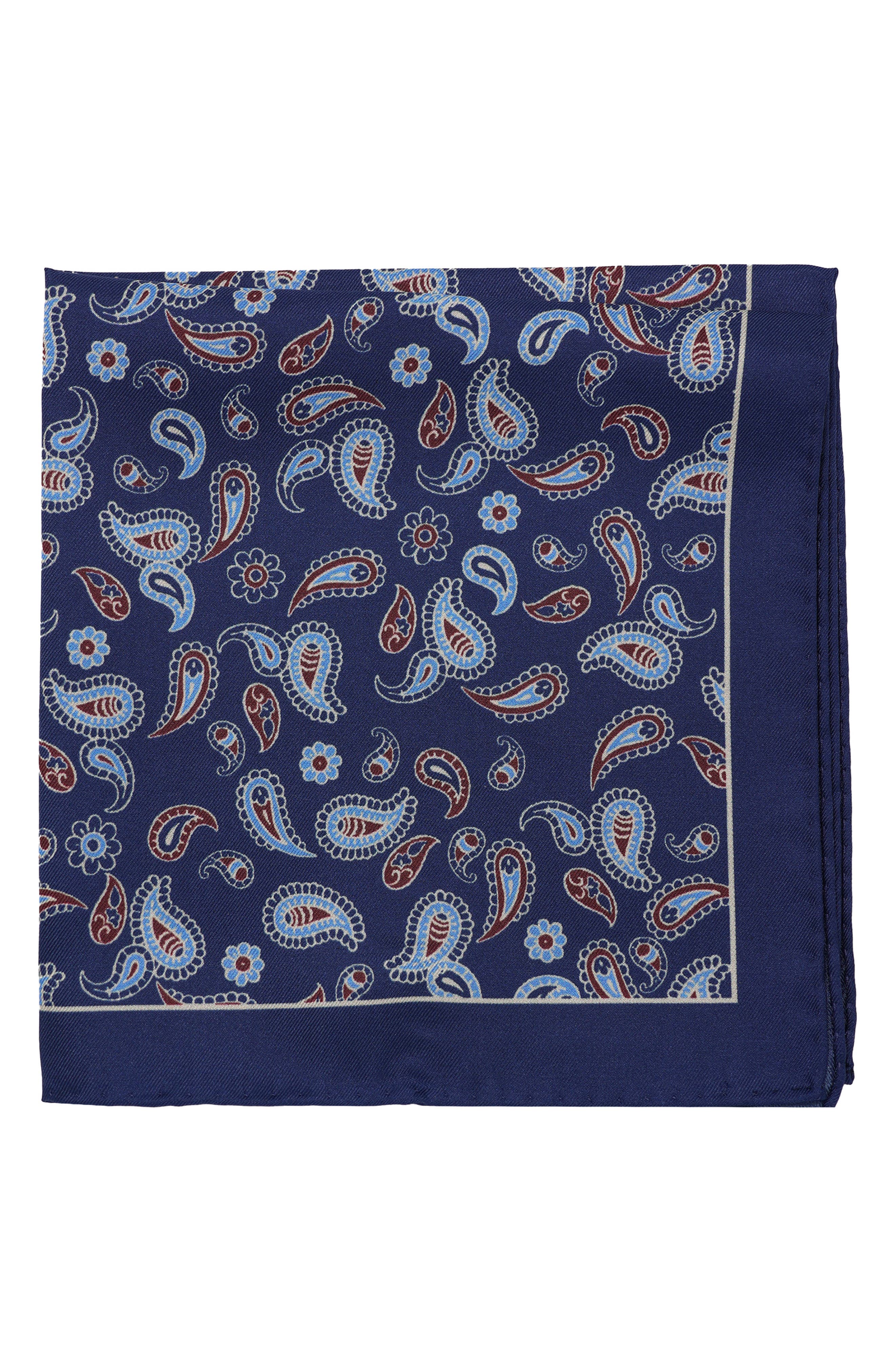 Ben Sherman Paisley Pocket Square