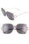 Salvatore Ferragamo Gancio 55mm Square Sunglasses