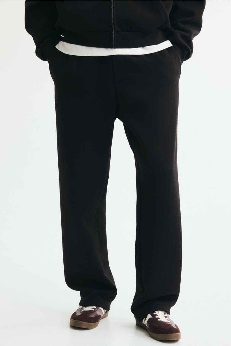 Relaxed-Fit Interlock Sweatpants, Alternate, color, Black