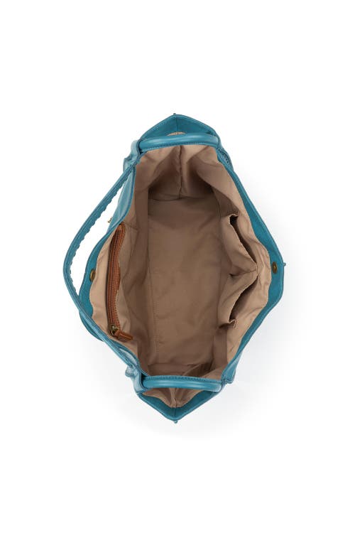 The Sak Los Feliz Large Tote Leather Bag In Blue