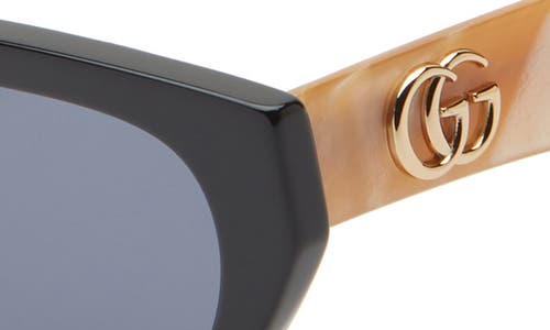Gucci 58mm Cat Eye Sunglasses In Brown
