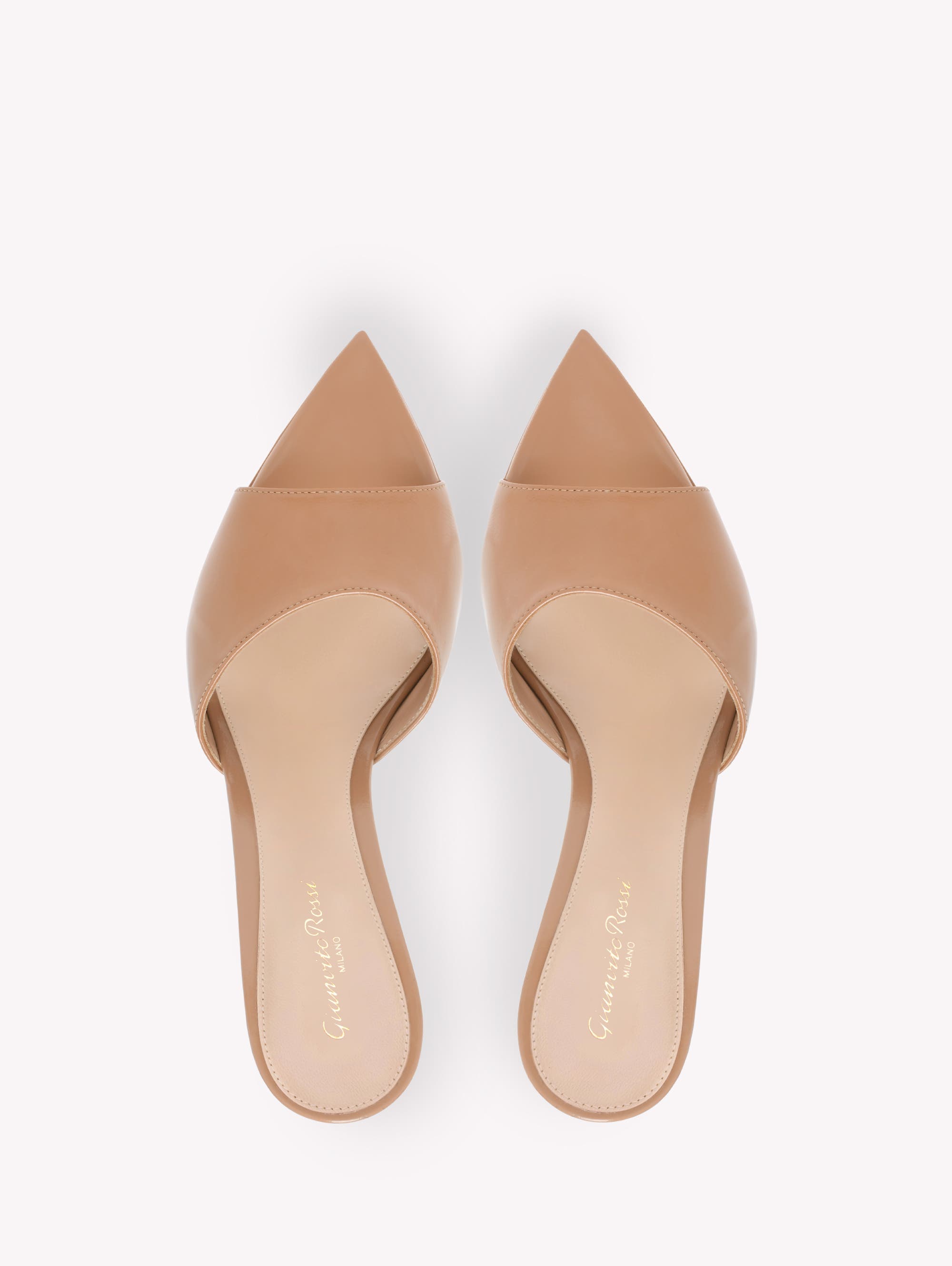 Gianvito Rossi Dasha Mule Mules, Alternate, color, Pink Nappa