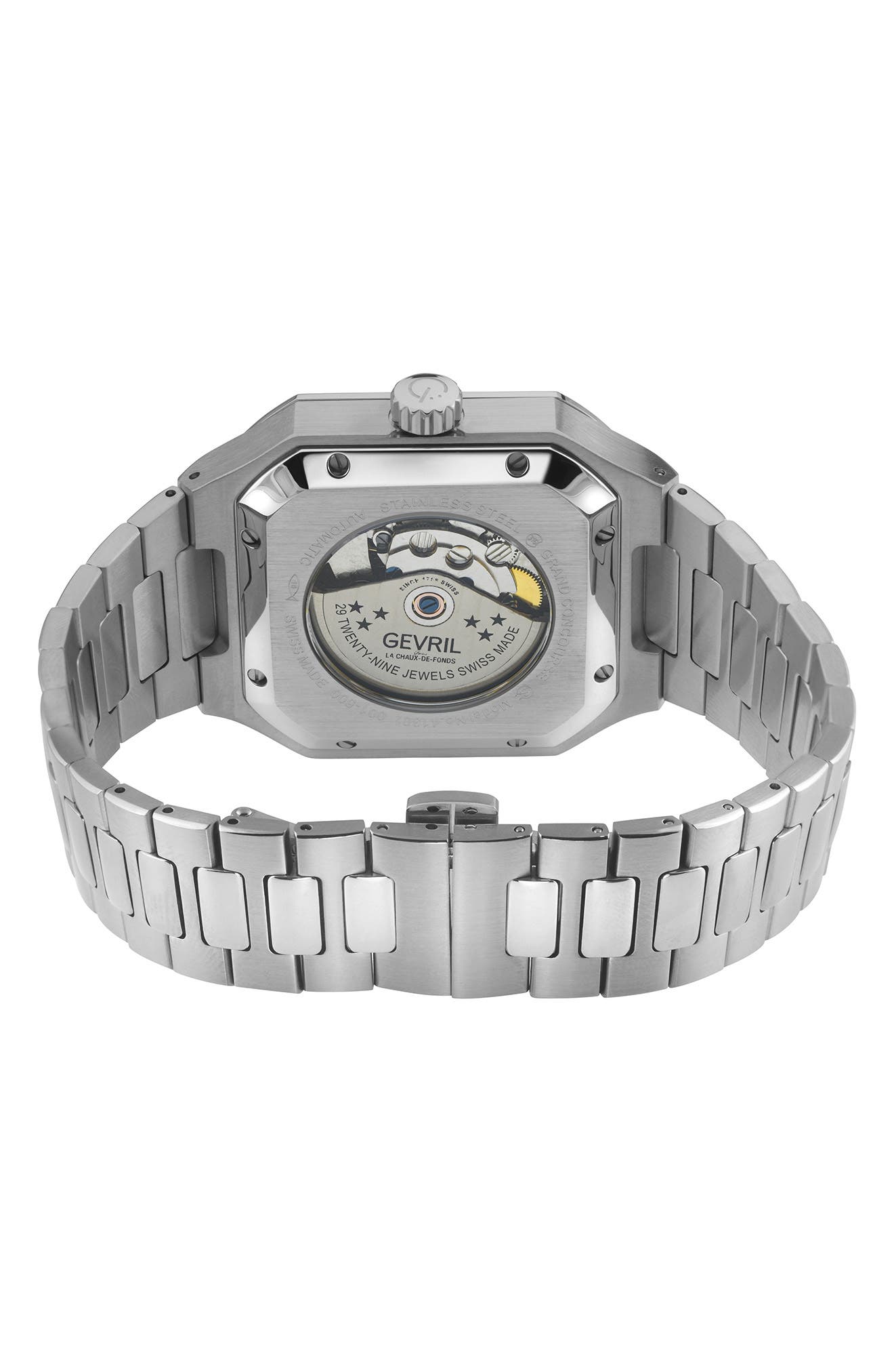 GEVRIL Grand Concourse Bracelet Watch, 40mm (Men) | Nordstromrack