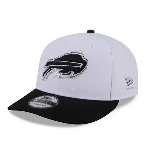 Men's New Era  White/Black Buffalo Bills 2026 NFL Draft Pre-Curved 9FIFTY Snapback Hat